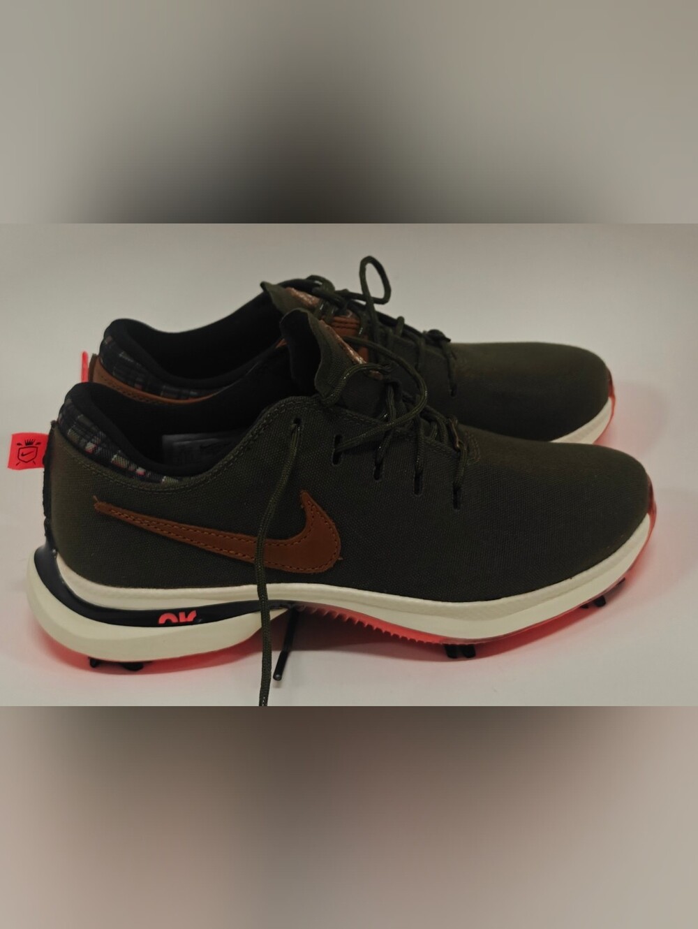 NEW Nike Air Zoom Victory Tour 3 Wide Golf Shoes Olive Green W5